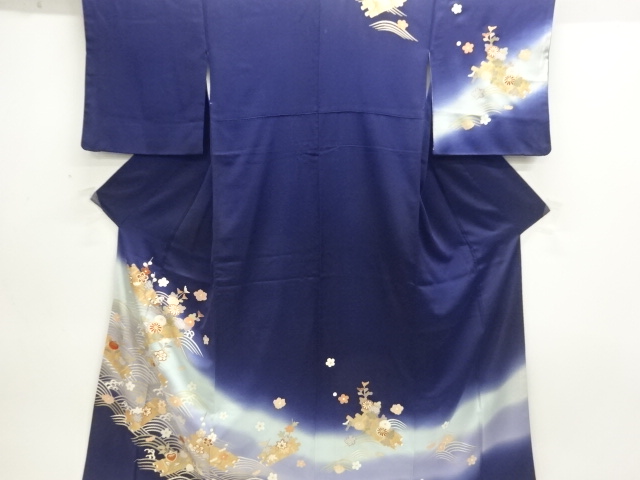 JAPANESE KIMONO / HOMONGI / FLOWER BOAT 